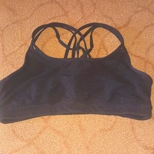 ATHLETA BLACK LADIES WOMENS XL SPORTS BRA NO FLAWS $55